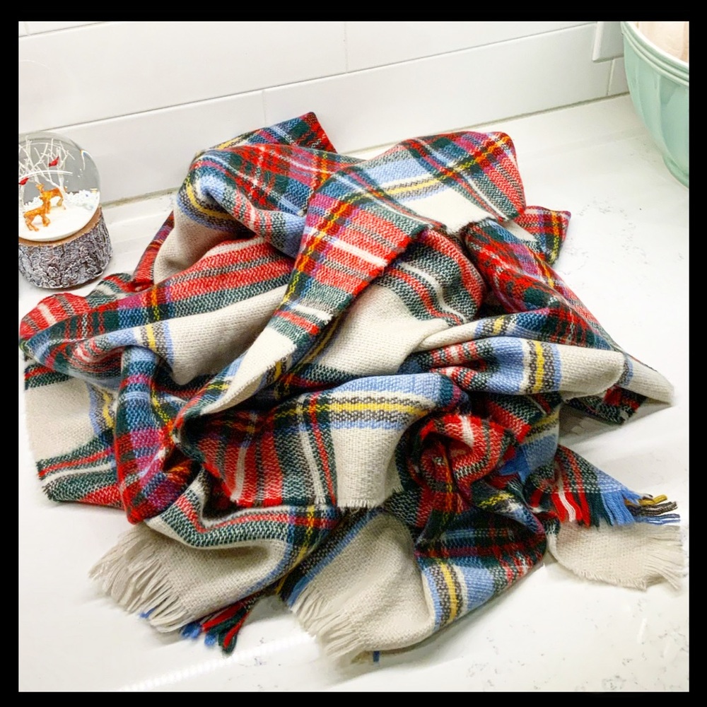 ZARA Oversized Blanket Scarf - Picture 4 of 5